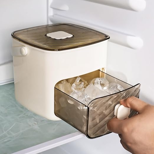 Machine à glaçons libère tous les glaçons en une seconde, boîte de rangement pour 48 glaçons