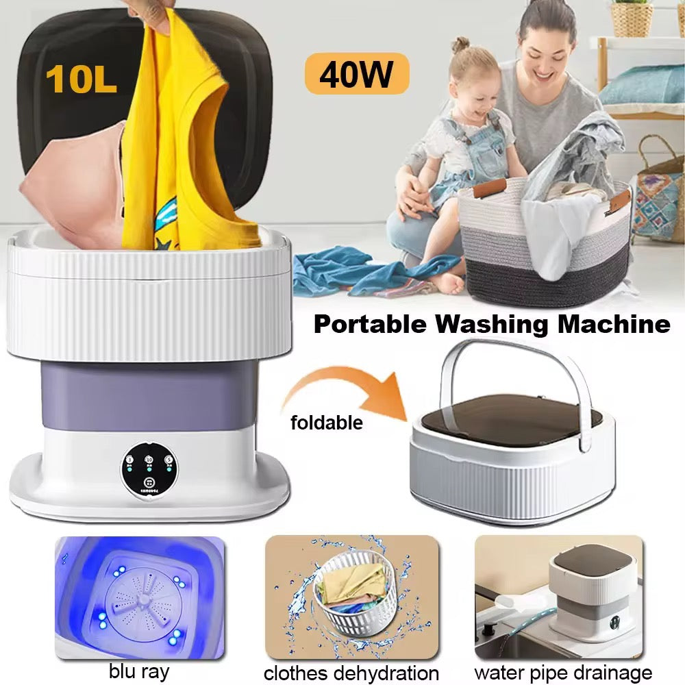 Mini machine à laver portable pliable