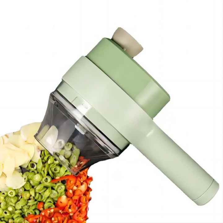 Mini coupe-légumes électrique 4 en 1, hachoir à légumes portable sans fil