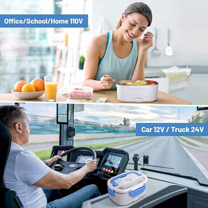 boîte à déjeuner électrique Portable étanche, pour voiture, camion, bureau