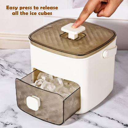 Machine à glaçons libère tous les glaçons en une seconde, boîte de rangement pour 48 glaçons